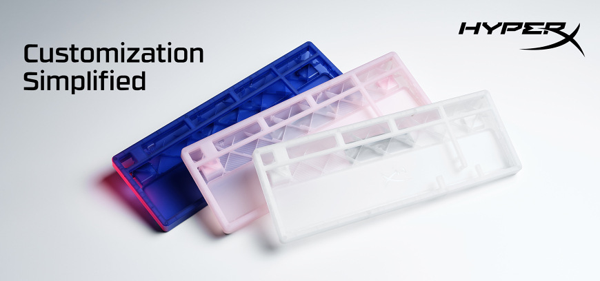 Kryt HyperX Origins 2 1800 Blue Housing modrý HyperX Origins 2 1800 Housing – tři barevné varianty krytu s označením Customization Simplified