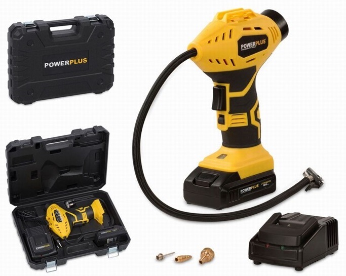 Kompresor POWERPLUS POWX1700 (s baterií)