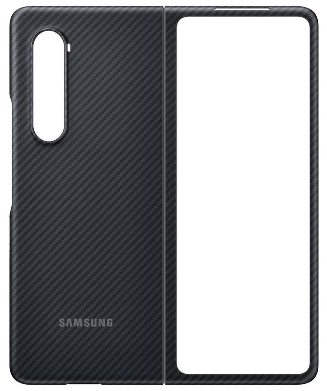 Kryt na mobil Samsung Aramid Cover Galaxy Z Fold3 černý
