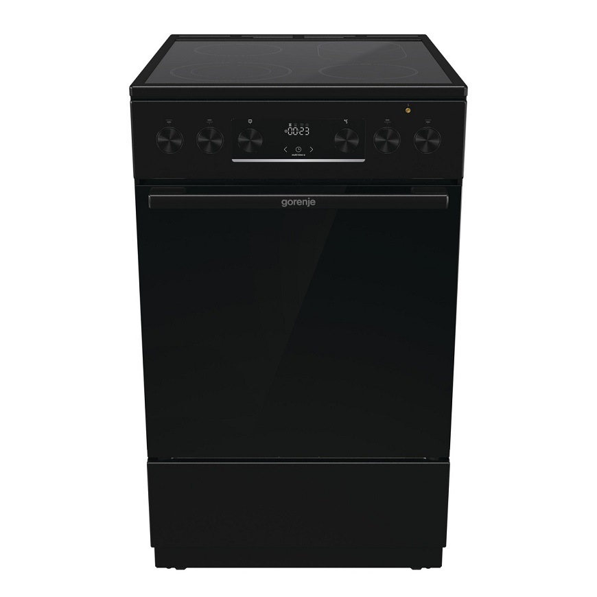 Sklokeramický sporák Gorenje GECS5C70BPA, černá