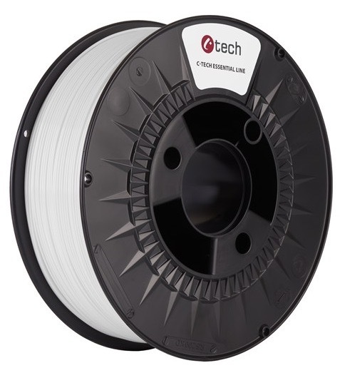 Tisková struna C-Tech o průměru 1,75 mm, bílá barva