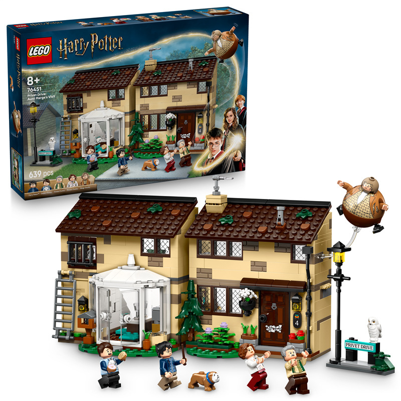 Stavebnice LEGO® Harry Potter™ 76451 Zobí ulice: Návštěva tety Marge