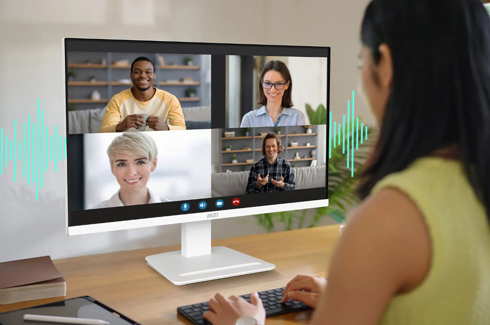 Monitor MSI PRO MP273QW E14 bílý MSI PRO MP273QW E14 zajistí i ozvučení díky integrovaným reproduktorům