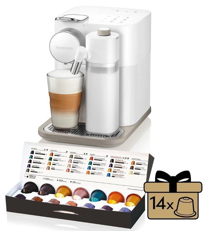 Espresso De'Longhi Nespresso Gran Lattissima EN650.W bílé