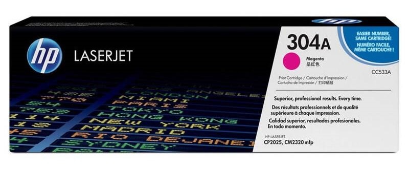 Toner HP 304A, 2 800 stran purpurový