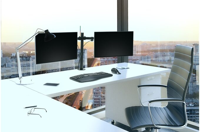 Kensington SmartFit Ergo Dual Monitor Arm, černá