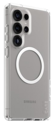 Kryt na mobil PanzerGlass CARE Urban Combat Qi na Samsung Galaxy S25 Ultra bílý/průhledný
