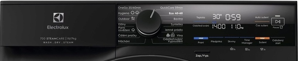 Pračka se sušičkou Electrolux EW7W4402C šedá