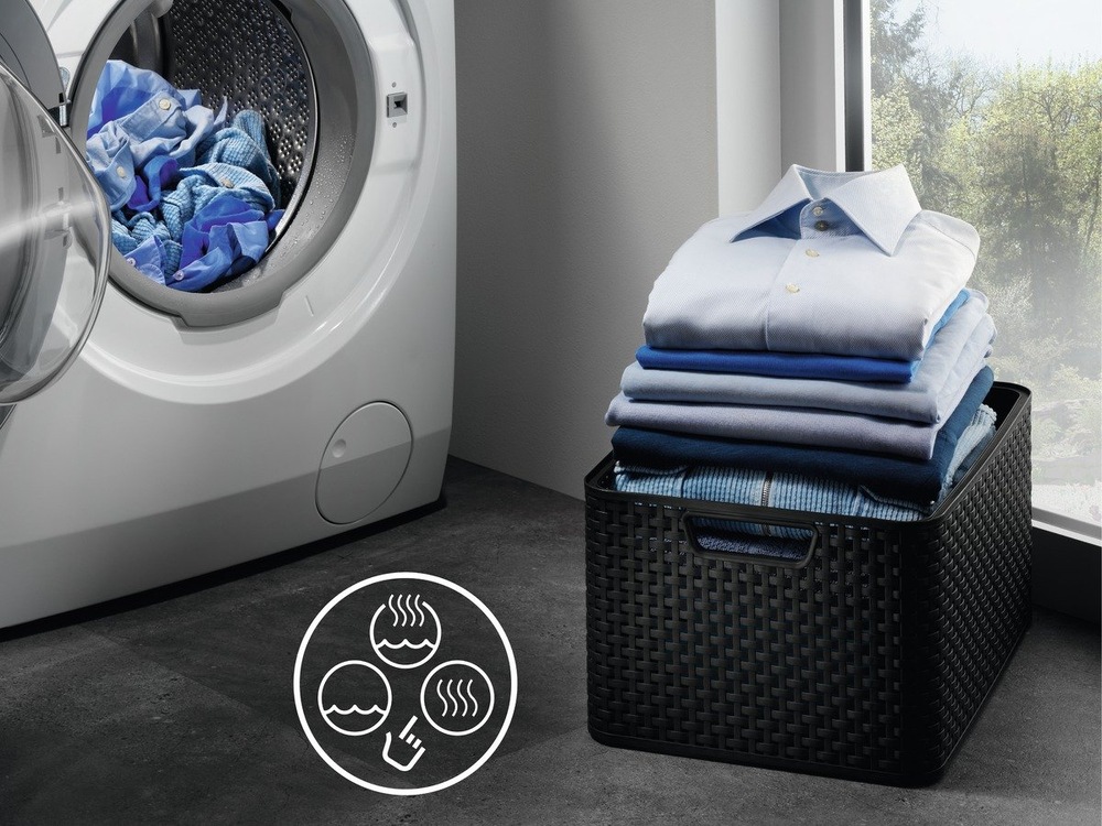Pračka se sušičkou AEG SensiDry® L9WBC61B bílá