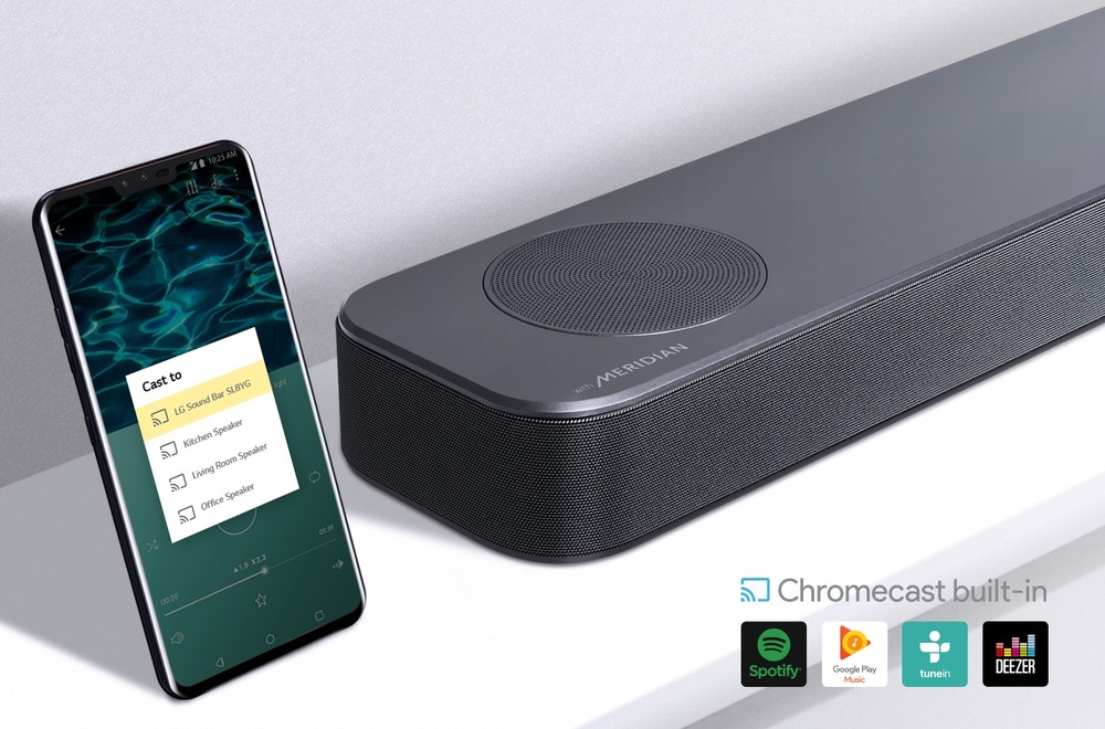 Soundbar LG SL8Y černý