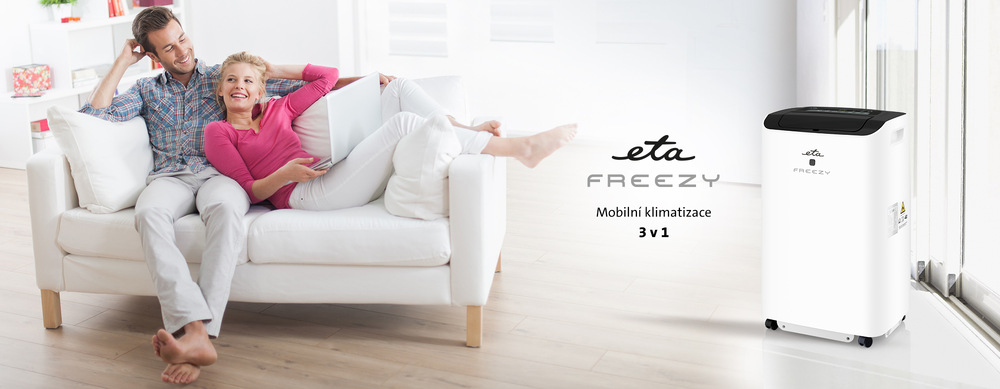 Mobilní klimatizace ETA Freezy 1578 90000 bílá Mobilní klimatizace ETA Freezy 1578 90000 bílá