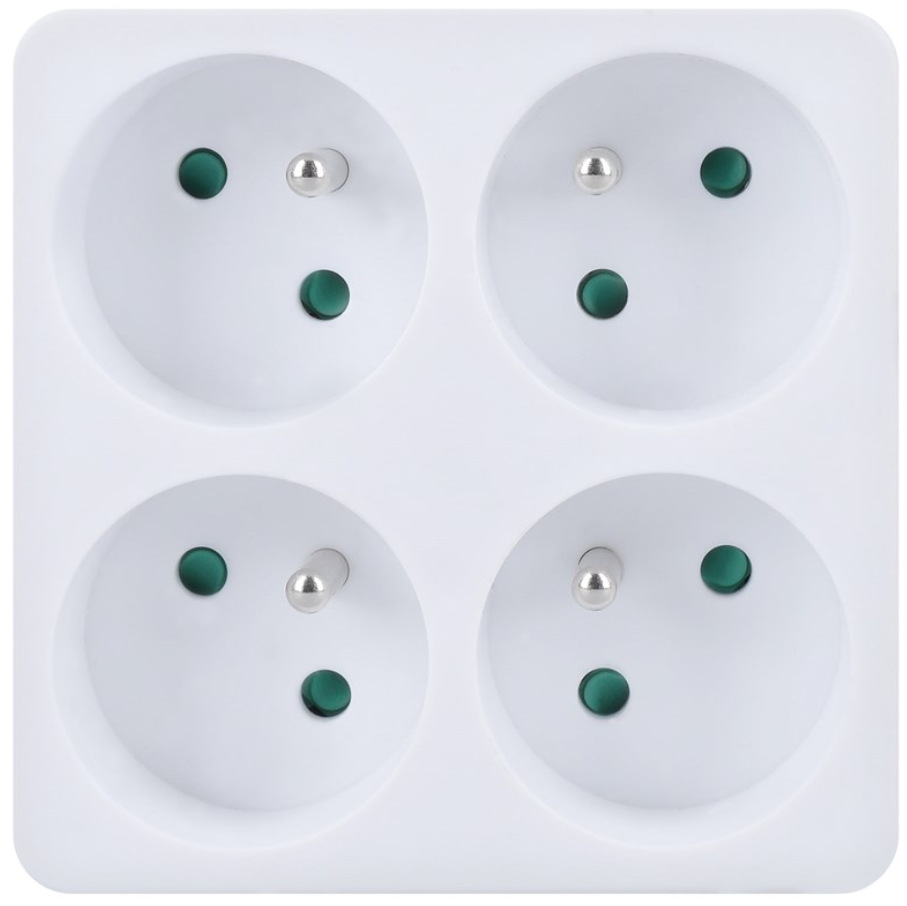  Solight 4× zásuvka (P108) bílá