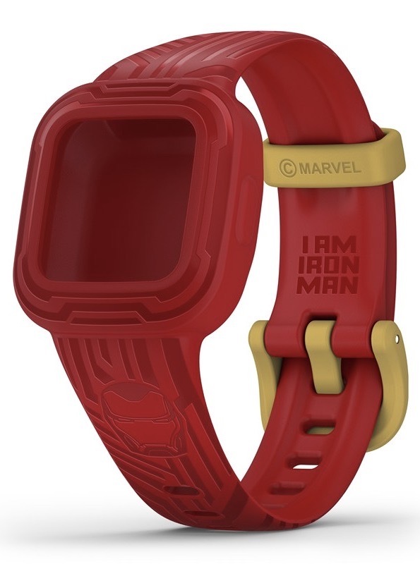 Řemínek Garmin vívofit junior3 - Marvel Iron-Man červený