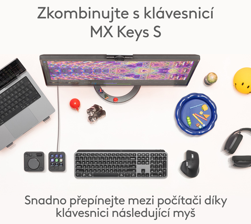 Myš Logitech MX Master 4 grafitová