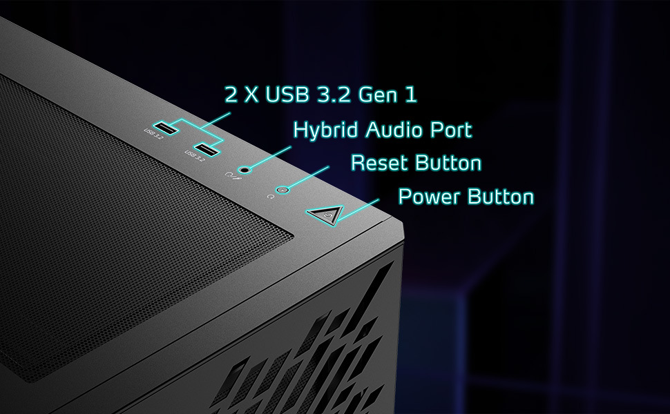 Case ADATA XPG Valor AIR černá Case ADATA XPG Valor AIR černá