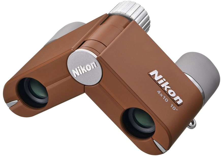 Dalekohled Nikon 4x10D CF hnědá Dalekohled Nikon 4x10D CF, hnědý