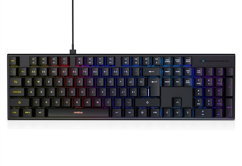 Klávesnice Niceboy Oryx K310 černá Klávesnice Niceboy Oryx K310