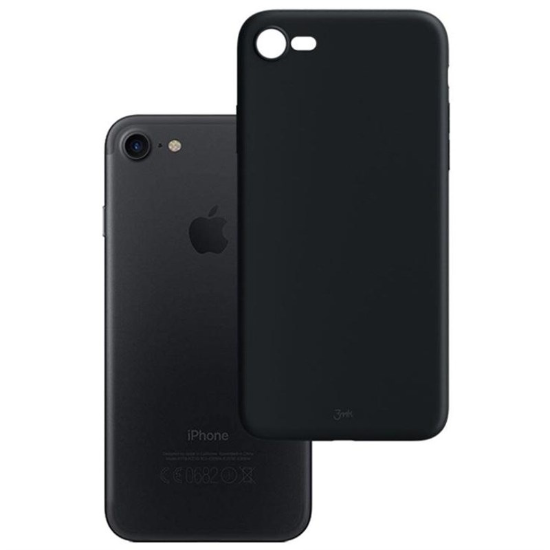 3mk Matt Case na Apple iPhone 7/8/SE (2020/2022), černá