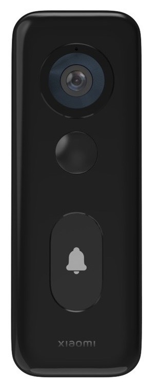 Kvalitní videozvonek Xiaomi s ultraširokoúhlým objektivem, funkce změny hlasu, černá barva
