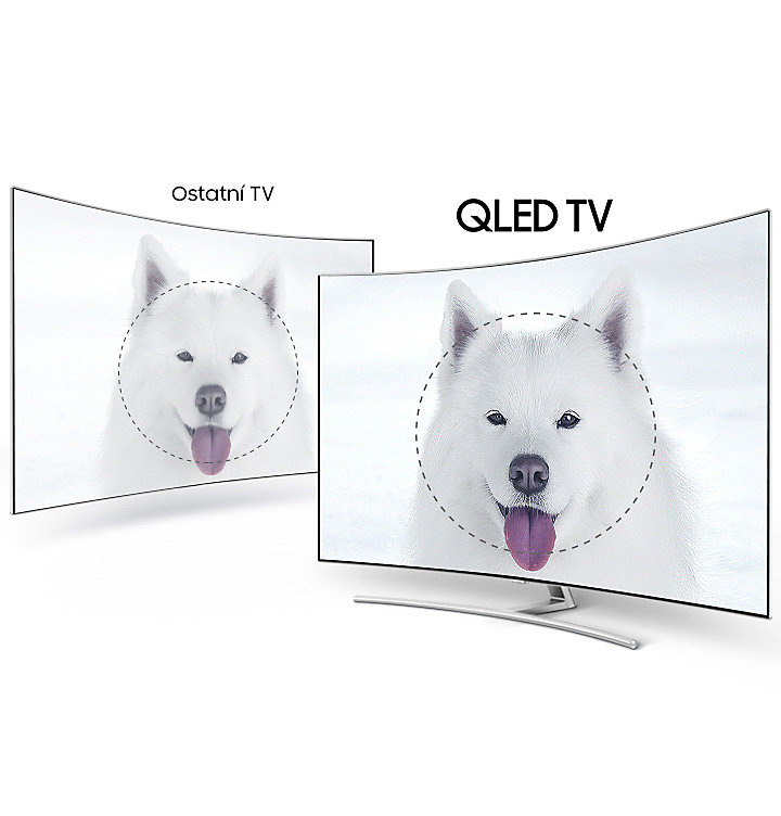 Televize Samsung QE75Q8 stříbrná