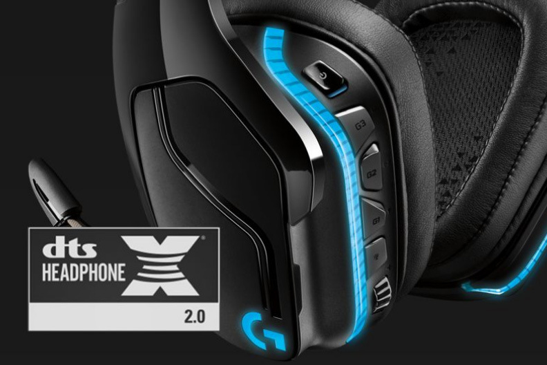 Headset Logitech Gaming G635 7.1 Surround Lightsync černý
