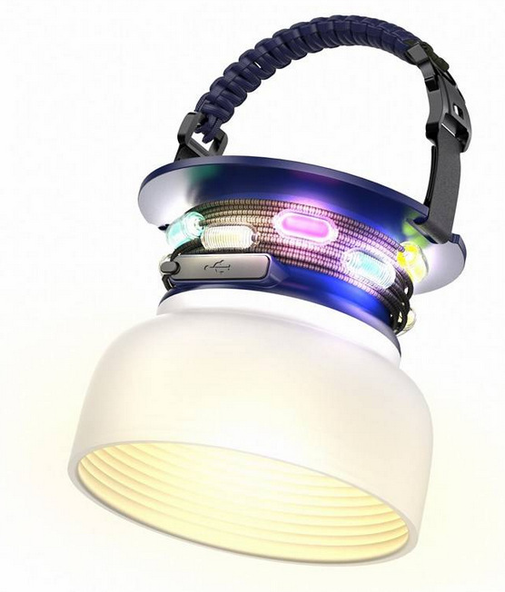Venkovní lampička IMMAX solární s integrovaným RGB LED světelným řetězem IMMAX solární s integrovaným RGB LED světelným řetězem (08493L)