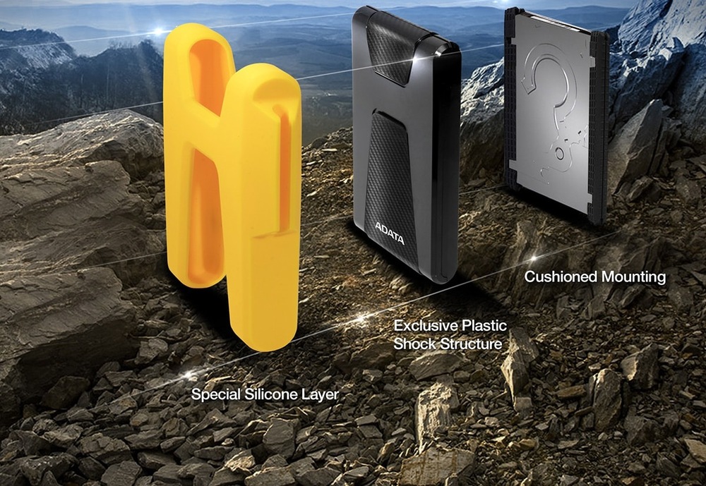 Externí pevný disk 2,5" ADATA HD680 1TB modrý Externí pevný disk 2,5" ADATA HD680 1TB modrý