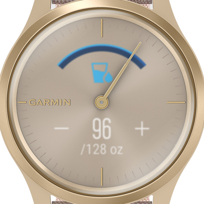 Chytré hodinky Garmin vivomove3 Style Silver / Green