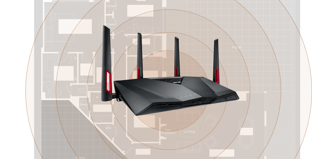 Router Asus RT-AC88U, Gigabit, AC3100