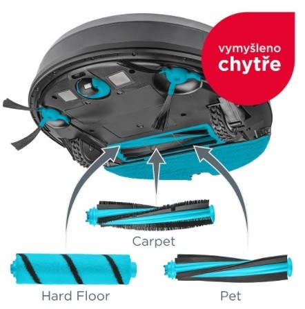 Robotický vysavač Concept Perfect Clean VR3120 bílý