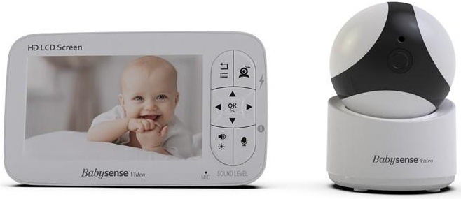 Dětská elektronická chůva Babysense Video Baby Monitor V65 bílá