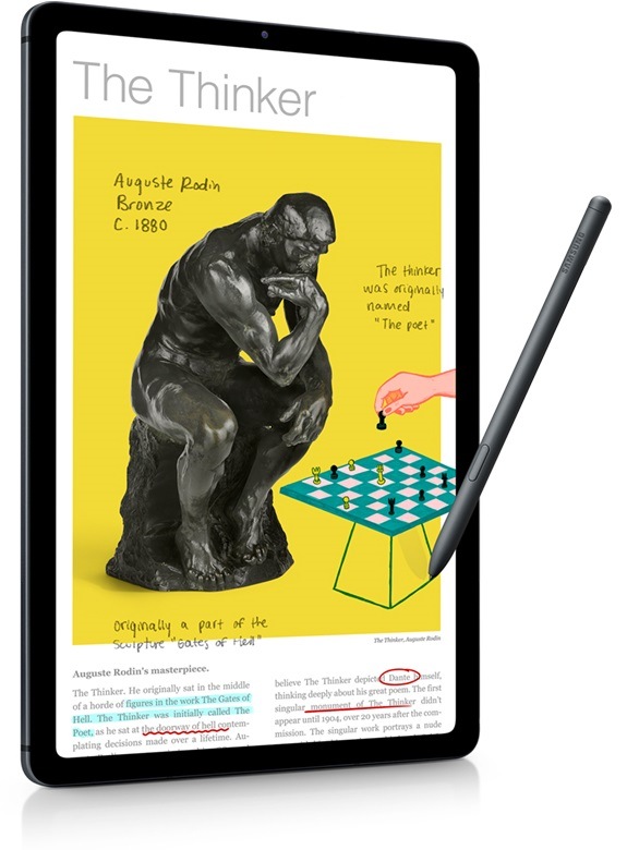 Dotykový tablet Samsung Galaxy Tab S6 Lite LTE šedý