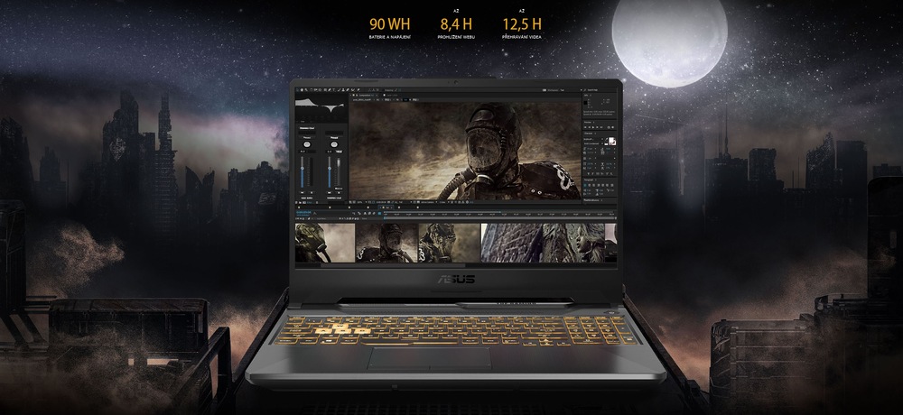 Notebook Asus TUF Gaming F15 černý