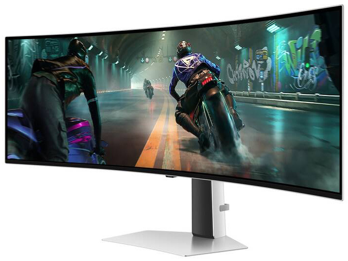 Herní monitor Samsung Odyssey OLED G9 stříbrný