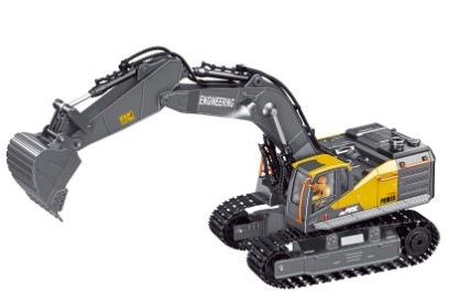 RC bagr Buddy Toys BRC 18.531 šedý RC bagr Buddy Toys BRC 18.531 šedý