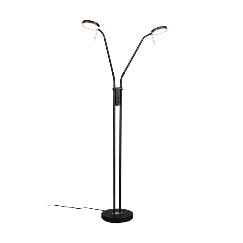 Stojací lampa TRIO 423310232 MONZA poskytuje výkon 2× 12 W