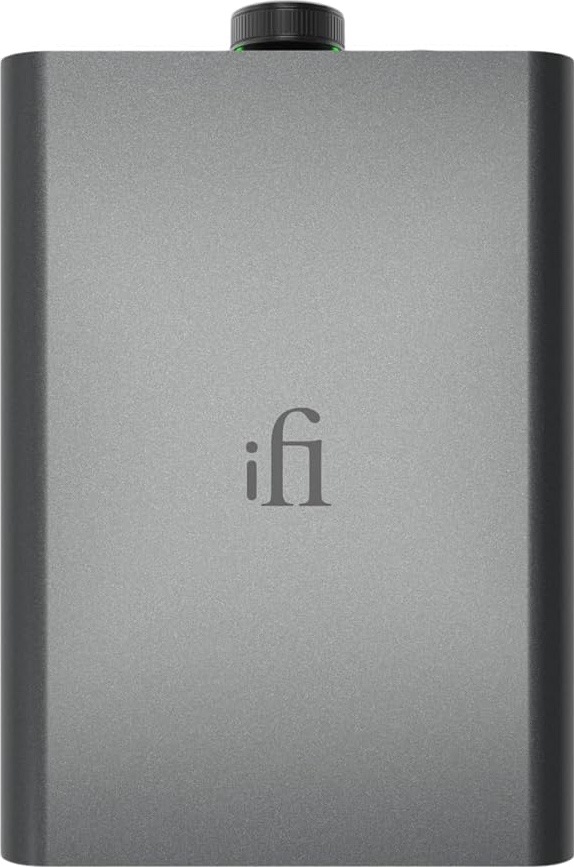 Sluchátkový zesilovač iFi audio Hip Dac 3 černý Detail spodní strany iFi hip-dac 3 s přepínačem iEMatch pro 3,5mm a 4,4mm výstup.