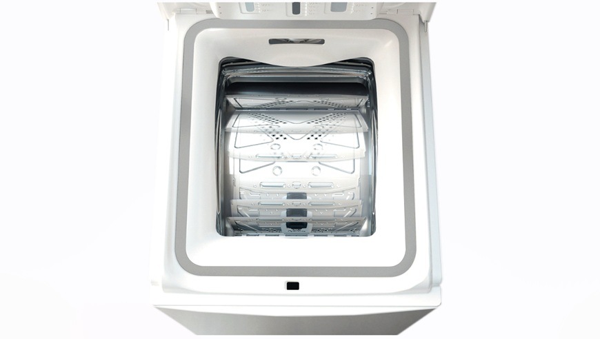 Pračka Beko TB6521DBVESCS bílá Detail bubnu pračky.