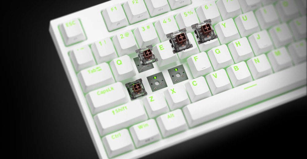 Klávesnice Genesis THOR 404 TKL, RGB, US layout, Kailh Box Brown V2 černá Genesis THOR 404 RGB US Kailh Box Brown V2