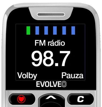 Mobilní telefon Evolveo EasyPhone bílý Evolveo EasyPhone, bílá