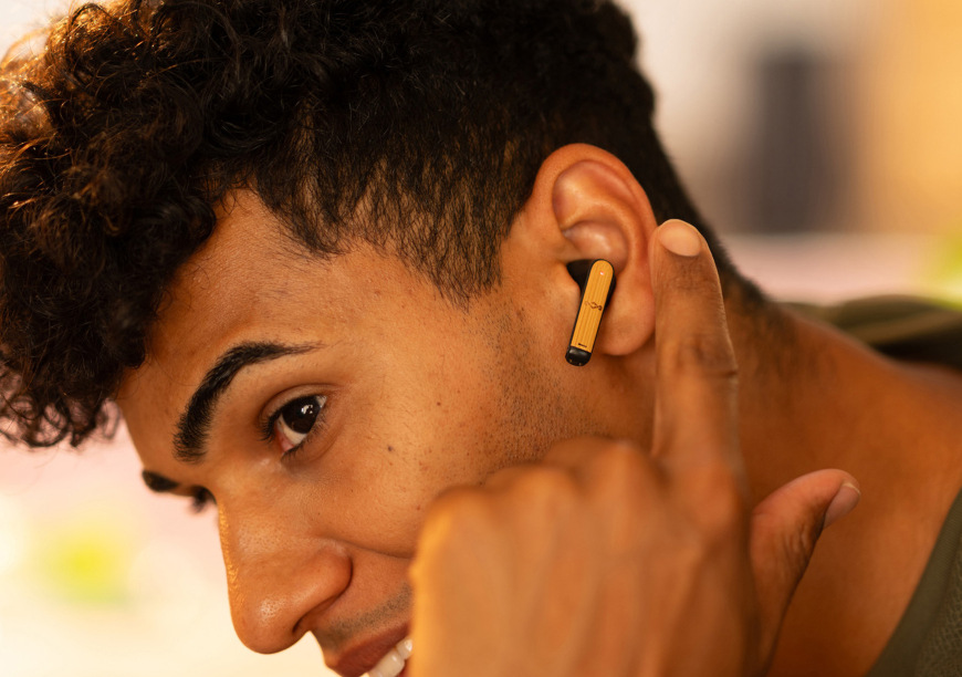 Sluchátka Marley Zion, TWS černá/dřevo Marley Zion, černá/dřevo