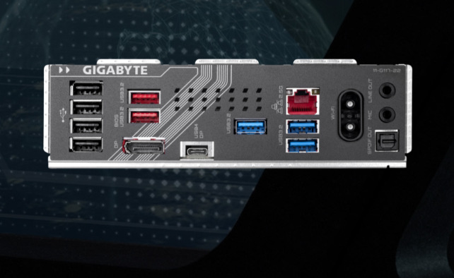 Gigabyte Z890 GAMING X WIFI7 zaujme i moderním připojením včetně USB4