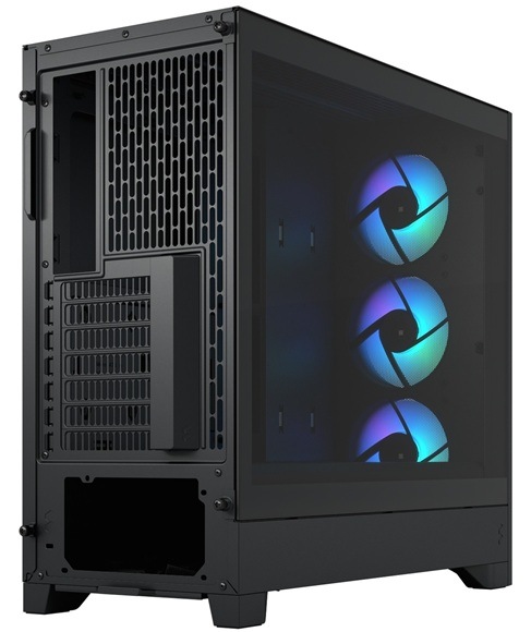 Case FRACTAL DESIGN Pop 2 Air TG RGB černá Detail obrázku PC skříně.