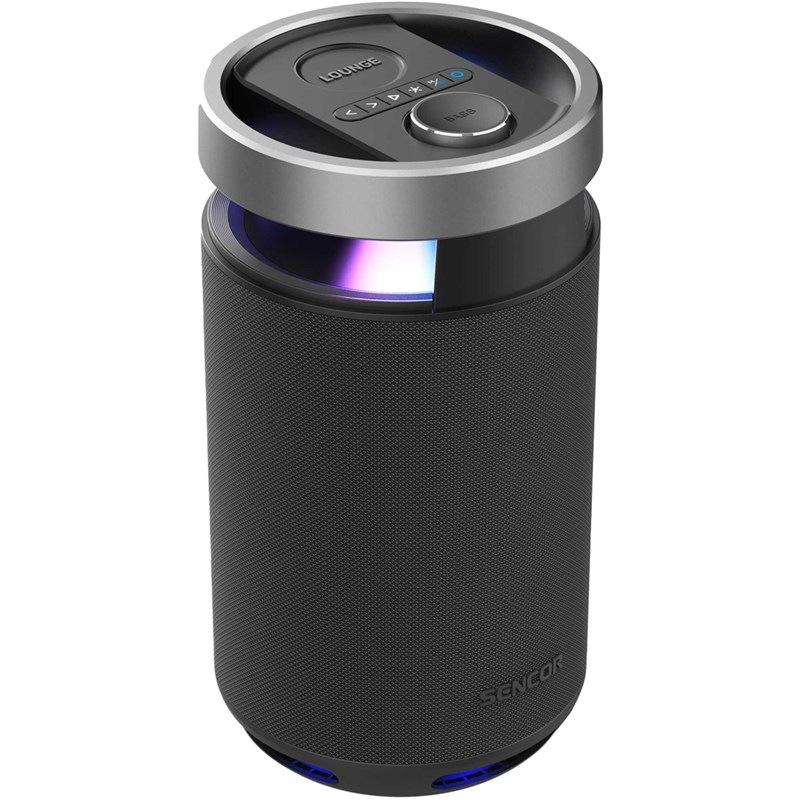 Přenosný reproduktor Sencor RESONEX LOUNGE s výkonem 130 W pro silný dynamický zvuk