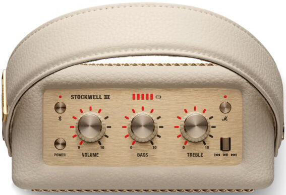 Přenosný reproduktor Marshall Stockwell III Cream krémový Přenosný reproduktor Marshall Stockwell III, Cream