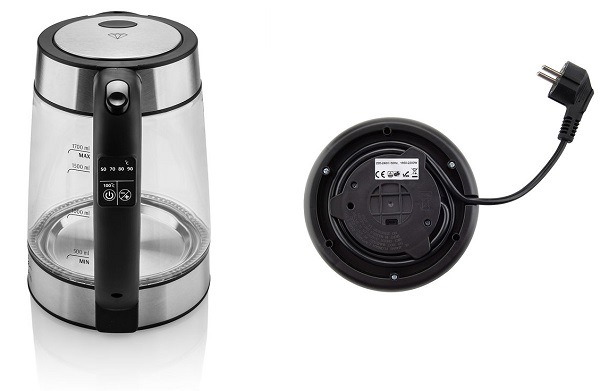 Rychlovarná konvice ETA Crystela Digi 7153 90000 černá/sklo