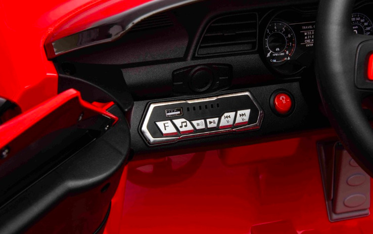 Elektrické auto Beneo Ford Shelby Mustang GT 500 Cobra, červené