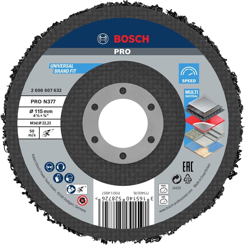 Lešticí kotouč Bosch PRO, průměr 115 mm