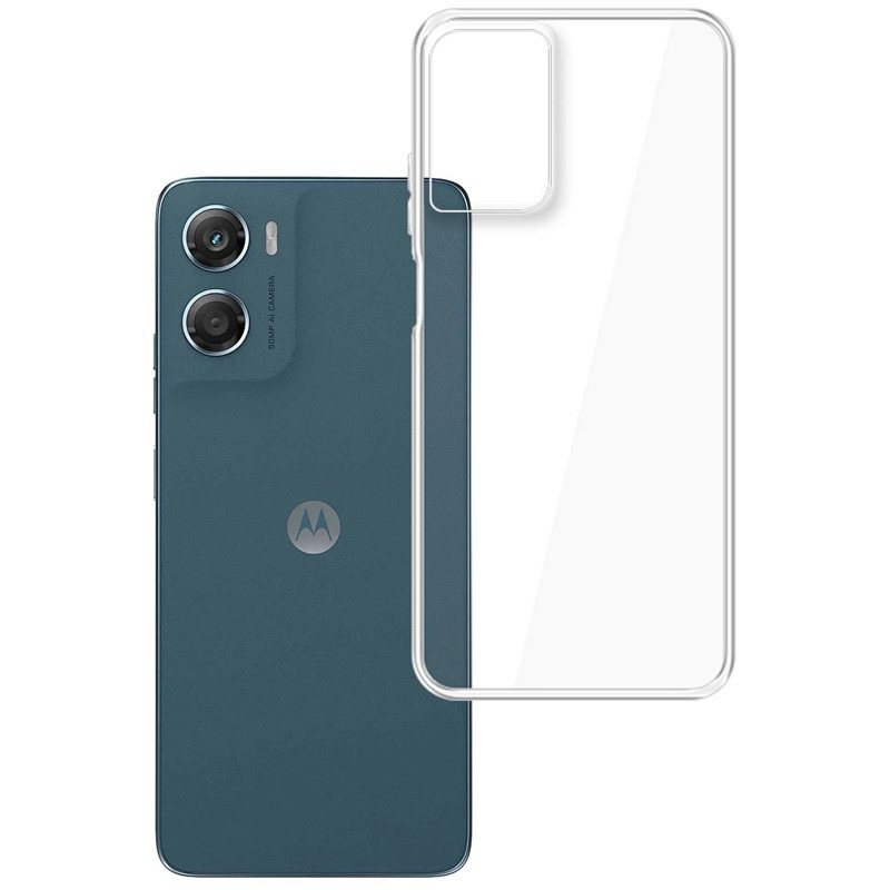 Kryt na mobil 3mk Clear Case na Motorola Moto G06/ Moto G06 Power - průhledný