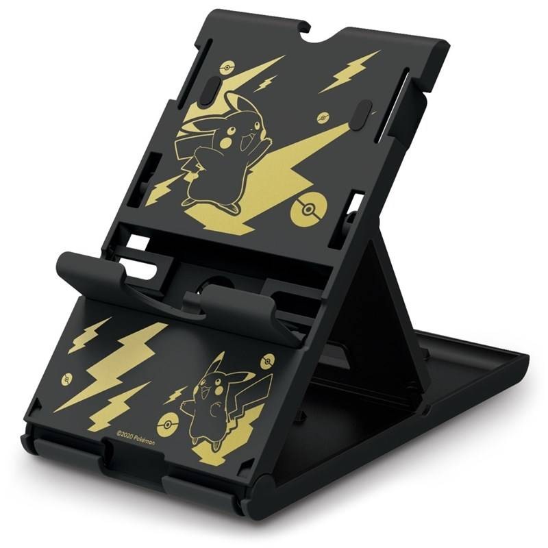 Držák HORI Compact PlayStand pro Nintendo Switch - Pikachu Black & Gold